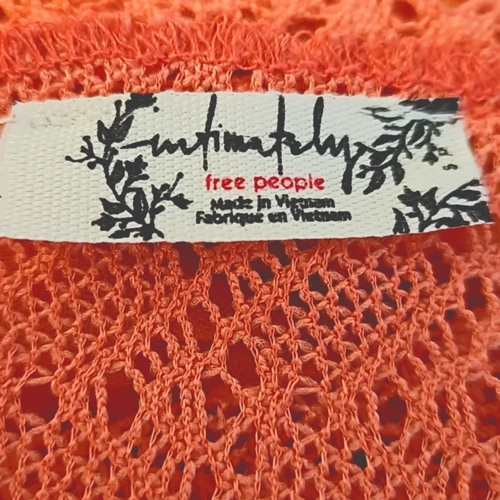 Intimately Free People Tiers For You Printed Maxi Dress Orange Floral NEW